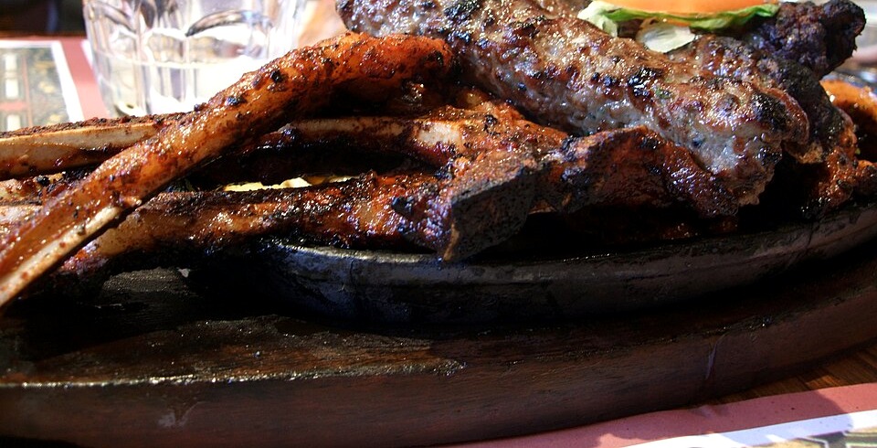 Chupan Kabab lamb chops